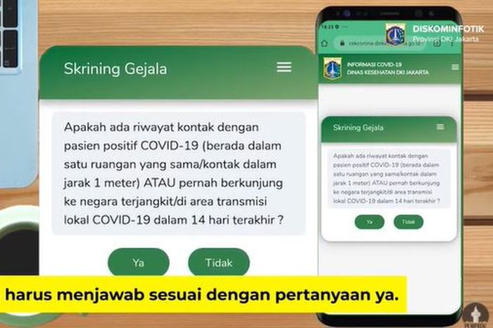 Pemprov Dki Ajak Warga Jakarta Cek Mandiri Covid Berikut Caranya