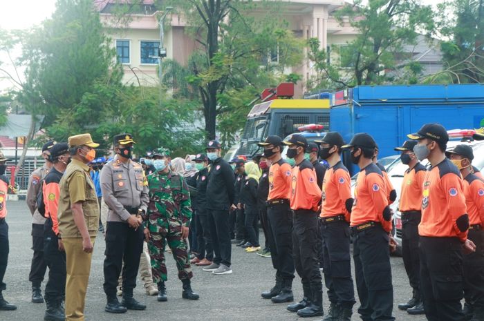 Antisipasi Dampak Musim Hujan Pemko Banjarbaru Gelar Apel