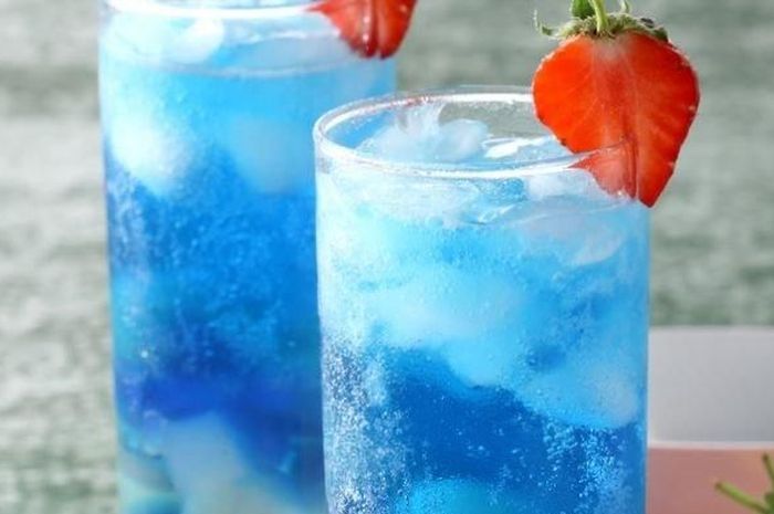 Resep Membuat Jelly Biru Menggelagar Minuman Kekinian Yang Nikmat