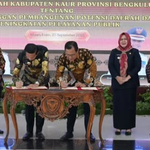 Dorong Konektivitas, Pemkab Muara Enim dan Kaur Sepakati Pembangunan Jalan Penghubung
