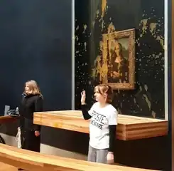 Lukisan Mona Lisa Dilempari Sup oleh Aktivis Lingkungan di Paris Louvre