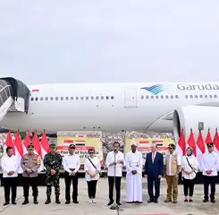 Garuda Indonesia Operasikan Misi Bantuan Kemanusiaan ke Sudan dan Palestina