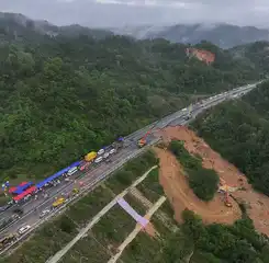 Jalan Tol di Guangdong China Ambruk, 51 Orang Meninggal Dunia