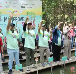 Lestari Mangrove bersama Sonora FM dan Smart FM