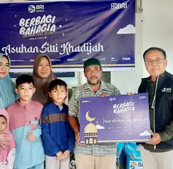 BRI Peduli Berbagi Bahagia bersama BRI Group di Panti Asuhan Sitti Khadijah