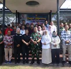 Pangdam VI Mulawarman Silaturahmi Dengan Pimpred Media 
