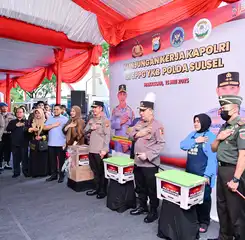 Kapolri Tinjau SPPG Polda Sulsel, Pemprov Apresiasi Program Bergizi Gratis