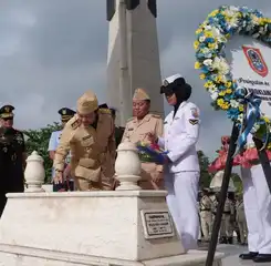 Pimpin Peringatan HUT ke-76 Proklamasi Pemerintahan Gubernur Tentara ALRI Divisi IV Pertahanan Kalimantan, Gubernur Kalsel: Semangat Pahlawan Harus Kita Jaga