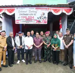 Gubernur Sulsel Tinjau Langsung PSU Pilkada Kota Palopo