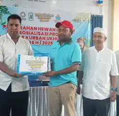 Tebar Kurban Ukhuwah, Disalurkan di Lingkungan Sekolah Hingga Palestina