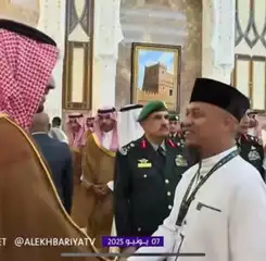 Gubernur Sulsel Hadiri Jamuan Kehormatan Putra Mahkota Arab Saudi di Istana Mina