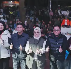 Beautiful Malino 2025 Malam Keempat Dipadati Ribuan Pengunjung, Vanessa Zee dan Piche Kota Tampil Memukau