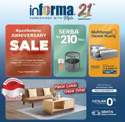Nikmati Promo Spektakuler Cash Back Hingga 21 Juta Hanya di Informa
