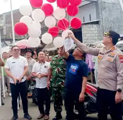 Sambut HUT RI Ke-80, BRI dan Polsek Tondano Gelar Aksi Sosial Usung Tema: Semangat Merah Putih Peduli dan Beraksi