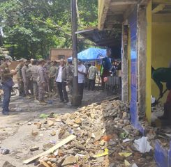 45 Bangunan Liar di Atas Drainase Dibongkar, Wujudkan Medan Bebas Banjir
