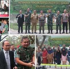 KASAD dan Bupati Bangka Tengah Tegaskan Komitmen Wujudkan Ketahanan Pangan