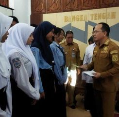 417 Siswa Berprestasi Mendapat Beasiswa dari BAZNAS Bangka Tengah