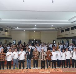 Bupati dan Wakil Bupati Muba Hadiri Rakerda Gapensi Sumsel: Dorong Profesionalisme dan Sinergi Pembangunan Infrastruktur