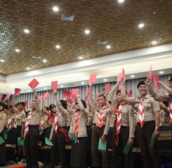 Sultan Muda Scout Summit 2025: Pramuka Sumsel Jadi Duta Literasi Keuangan Muda