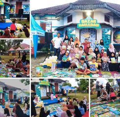 Ngabuburit Literasi: Bunda Literasi dan Pena Muda Suguhkan Ruang Baca Anak Bangka Tengah
