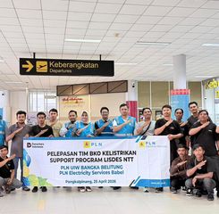 Akselerasi Pemerataan Akses Listrik Nasional, PLN Babel Terjunkan 10 Personel BKO ke Pelosok NTT