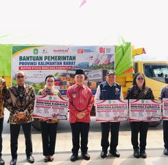 Asap Karhutla Belum Reda, Pemprov Kalbar Kirim Bantuan Pangan dan Sandang ke Empat Kabupaten