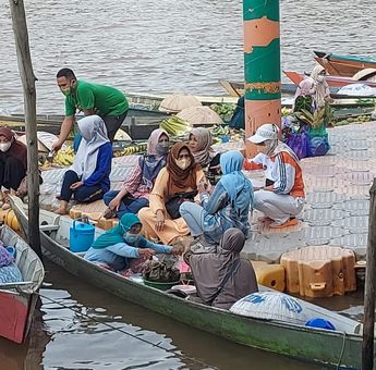 Pejabat Kosong, Operasional Pasar Terapung di Banjarmasin Terdampak