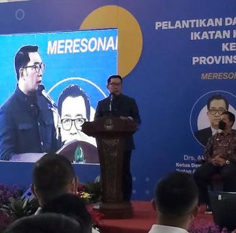 Pelantikan Pengurus DPP IKAPTK Jabar, Ridwan Kamil: Birokrasi di Lingkup Pemprov Harus Diperkuat