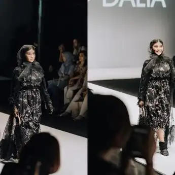 Tampil di Jakarta Fashion Week 2019, Penampilan Meldi Bikin Pangling