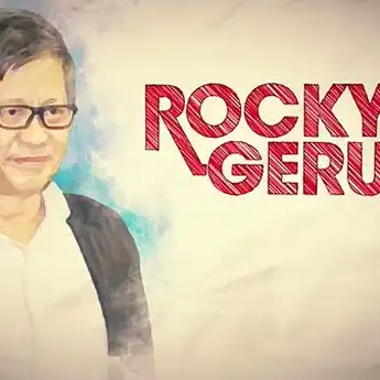 Soal Banjir, Rocky Gerung: yang Mesti Didemo Adalah Presiden, Bukan Anies
