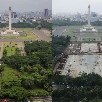 Kaget Lihat Monas Botak, DPRD DKI Jakarta: Nyesel Kalau Tahunya Begini