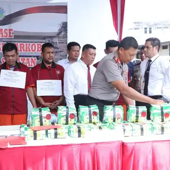 Polda Sumsel Ringkus 7 Pengedar Narkoba Jenis Sabu dan Ekstasi