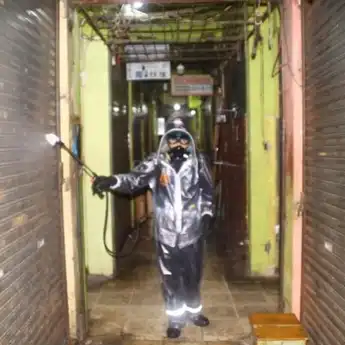 Cegah Virus Corona Meluas, Sejumlah Pasar di Banjarmasin Disemprot Disinfektan