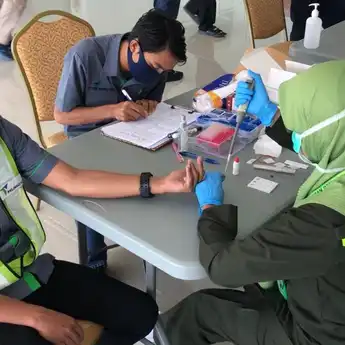 Tekan Persebaran Corona, Pelindo IV Cabang MNP Rapid Test 29 Karyawan