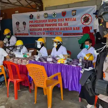 Rapid Test Massal di Gowa, 18 Orang Ditemukan Reaktif Covid-19