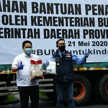 Kementerian BUMN Serahkan Bantuan Alkes Kepada Pemprov Jabar