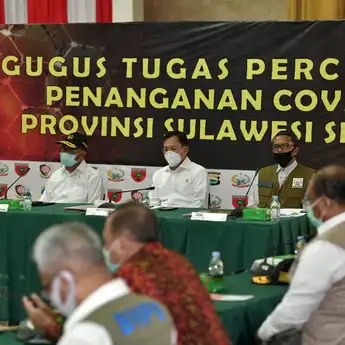 Menkes, Kepala BNPB, dan Menko PMK Apresiasi Penanganan Covid-19 Sulsel