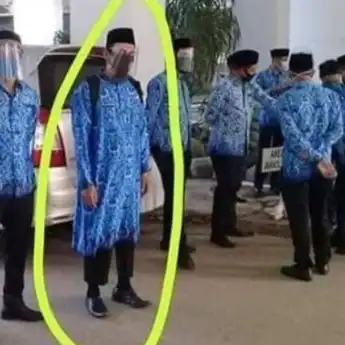 Viral, Seorang ASN Pakai Baju Korpri Panjang, Politikus: Segitunya Menolak jadi Indonesia