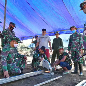 Kabar Baik, 400 Huntara bagi Korban Banjir Segera Dirampungkan