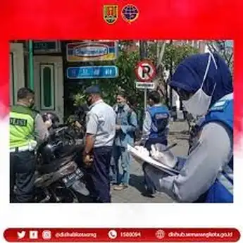 Himbauan Dishub Kota Semarang Untuk Tertib Parkir di Tempat yang Sudah Disediakan!