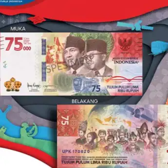 Uang Rupiah Edisi Khusus Rp 75 Ribu Sudah Bisa Dipesan Online