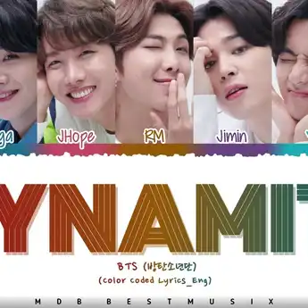Lirik Lagu 'Dynamite' - BTS dengan Terjemahan Bahasa Indonesia