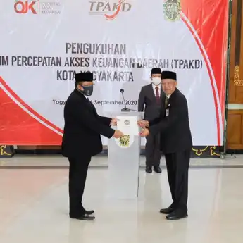 ​Tim Percepatan Akses Keuangan Daerah Kota Yogyakarta Dikukuhkan Untuk Mendorong Pemulihan Ekonomi
