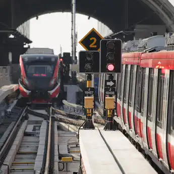 Empat BUMN Uji Coba Sistem Persinyalan LRT Jabodebek