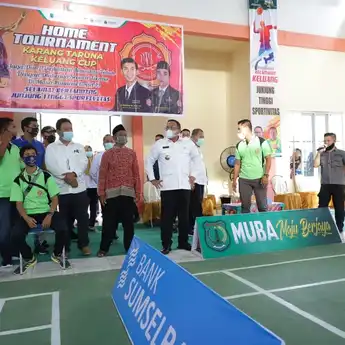 Tingkatkan Prestasi Olahraga, Dodi Reza Bangun Sarana Olahraga di Kecamatan Keluang