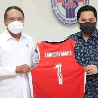 Menpora dan Menteri Bumn Persiapan Indonesia Jadi Tuan Rumah Piala Dunia Basket 2023 