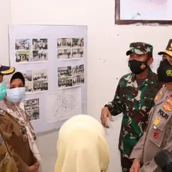 Kapolda Sumatera Selatan dan Pangdam Tinjau Kesiapan Posko PPKM