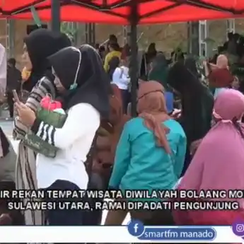 Turis Lokal Bolaang Mongondow Padati Objek Wisata, Tak Pakai Masker