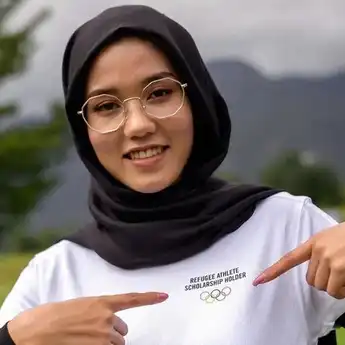 7 Potret Masomah Ali Zada, Atlet Cantik Berhijab yang Berlaga di Olimpiade Tokyo 2020