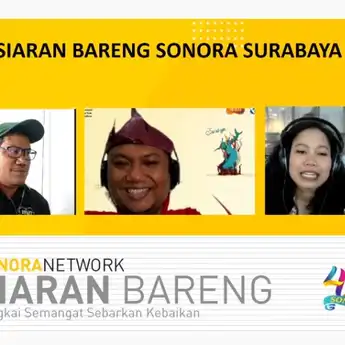 Sambut Ultah ke-49, Sonora Surabaya Siaran Bareng Dalam Pesona Indonesia